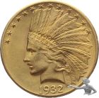USA 10 Dollars 1932 - Indianer - Phiadelphia - Gold
