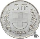 5 Franken 1922 B Alphirte