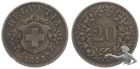 20 Rappen 1858 B