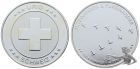 Schweizerkreuz - 31.1 Gramm 1 Unze Feinsilber 999