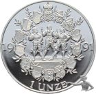 1291 R&uuml;tlischwur 1991 - 31.1 Gramm 1 Unze Feinsilber 999