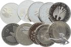 10 &times; 10 Euro Silber-Gedenkm&uuml;nzen Deutschland &ndash; 925er Silber &ndash; 166,50 g Feinsilber