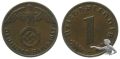 3. Reich 1 Pfennig 1937 A