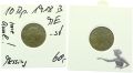 10 Rappen 1918 Messing - fast stempelglanz!!!