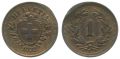 Schweiz 1 Rappen 1932 B