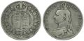 Grossbritannien 1/2 Crown 1890 Viktoria