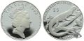 Tokelau 5 $ 1993 (Tala) Echse Silber, Top