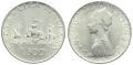 Italien 500 Lire 1958 Segelschiffe
