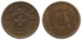 1 Rappen 1921 B