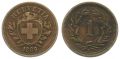 1 Rappen 1889 B RAR