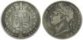 Grossbritannien 1/2 Crown 1823 George IIII.