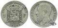1886 Belgien 1 Franc Leopold II.