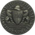 o. Jg. Schützenmedaille auf das Sempacherschiessen, Ehrenpreis, Silber