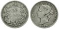 25 Cents 1881 Silber