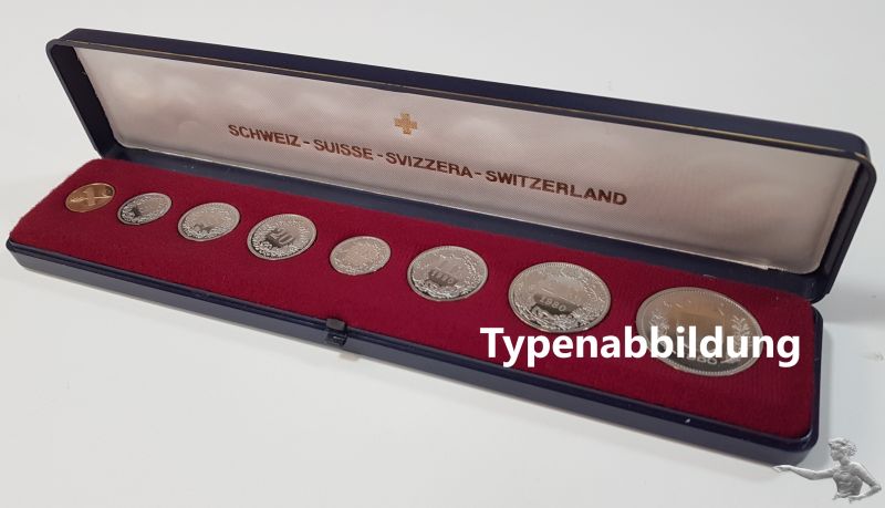 Münzsatz 1980 | Original SNB, PP,Proof