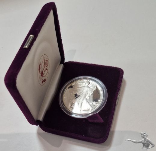 USA Silver Eagle | 1 Unze Fein-Silber 999 - American Eagle 1988 S PROOF