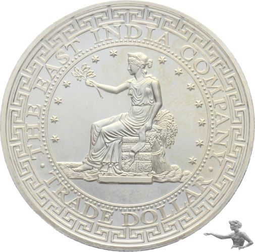 St. Helena 1 Pound 2018 The East India Company - Trade Dollar - Queen Elizabeth II - One Pound