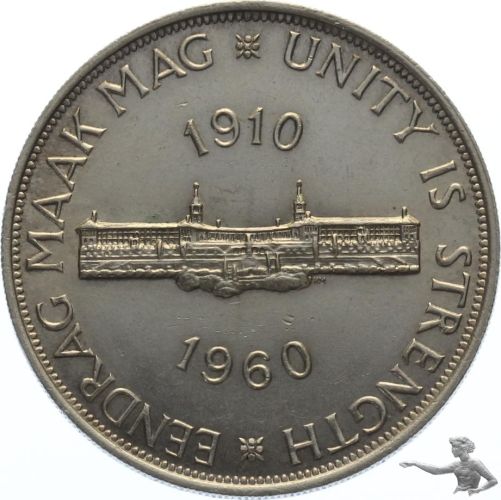 5 Shillings 1960, Silber, 39 mm, 28 Gramm