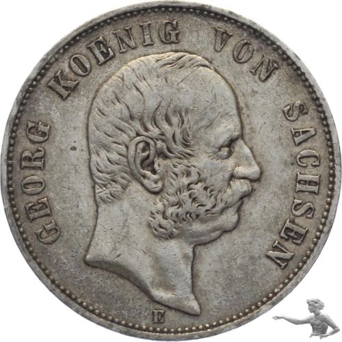 Sachsen 5 Mark 1903 E