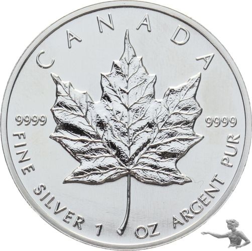 Kanada Maple Leaf 1989 - 1 Unze Feinsilber 999
