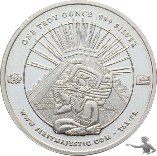 First Majestic Silver Corp. - Pyramide - 1 Unze Feinsilber 999