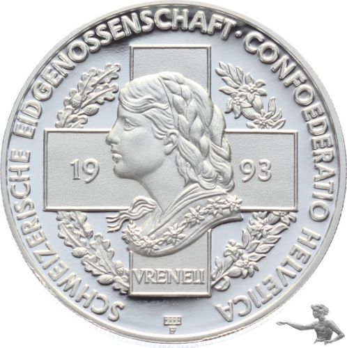1993 Vreneli - 1 Unze Feinsilber 999