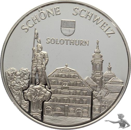 Solothurn - 1 Unze Silber 925 - Schöne Schweiz