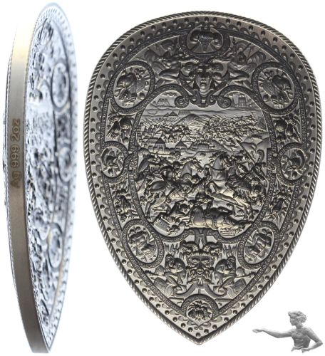 Korea 2 oz 999 Silber - Stacker Convex - Shield of Henry II.