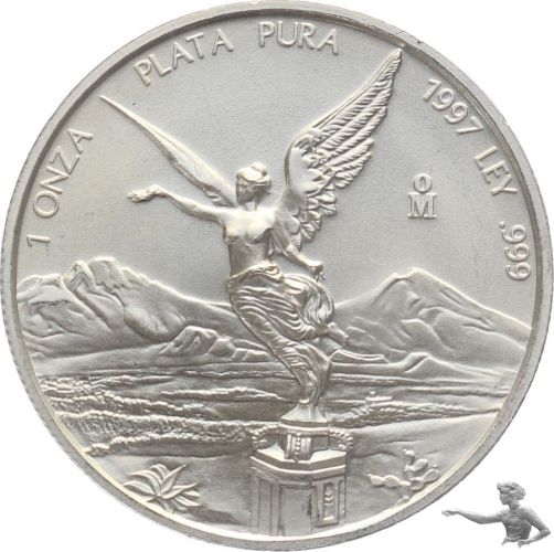 Mexiko Libertad 1997 - 1 Unze Feinsilber 999