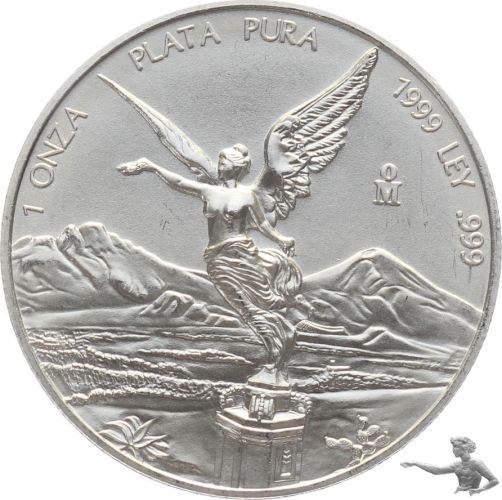 Mexiko Libertad 1999 - 1 Unze Feinsilber 999