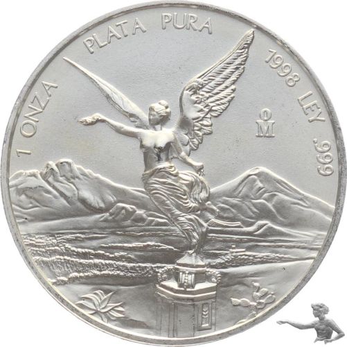 Mexiko Libertad 1998 - 1 Unze Feinsilber 999