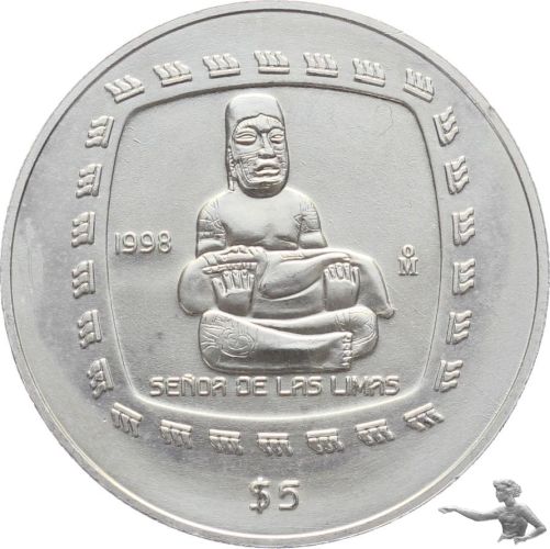 Mexiko $5 1998 - 1 Unze Feinsilber 999