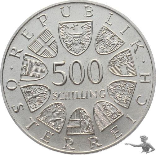 Österreich 500 Schilling 1985