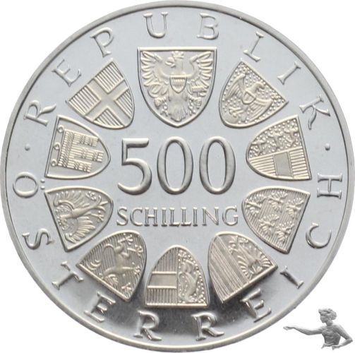 Österreich 500 Schilling 1985