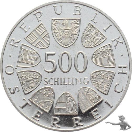 Österreich 500 Schilling 1987