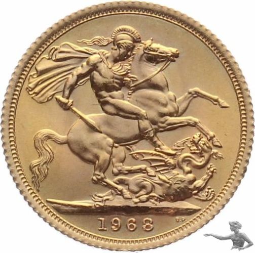 Grossbritannien 1 Sovereign 1968 Gold