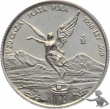 Mexiko 1/20 Libertad 1998 - 1/20 Unze Feinsilber 999