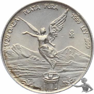 Mexiko 1/20 Libertad 1999 - 1/20 Unze Feinsilber 999