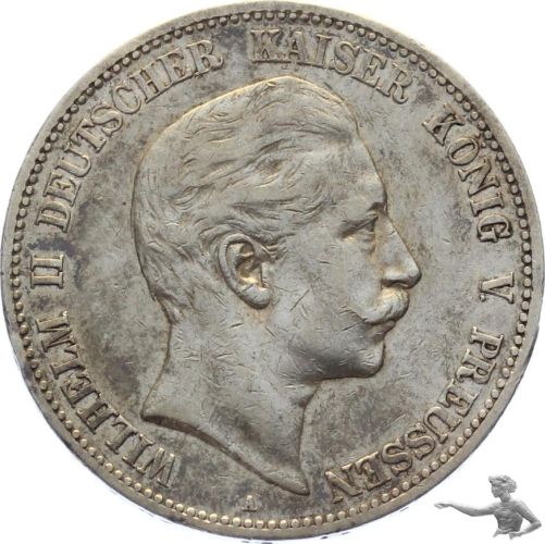 5 Mark 1901 Wilhelm II. Silber
