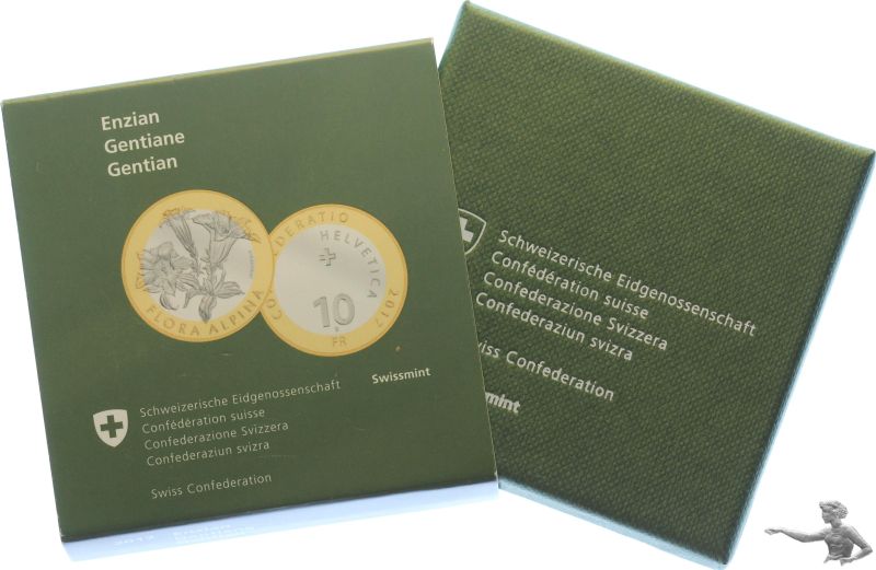 10 Franken 2017 Enzian PP K&uuml;nstlersignatur